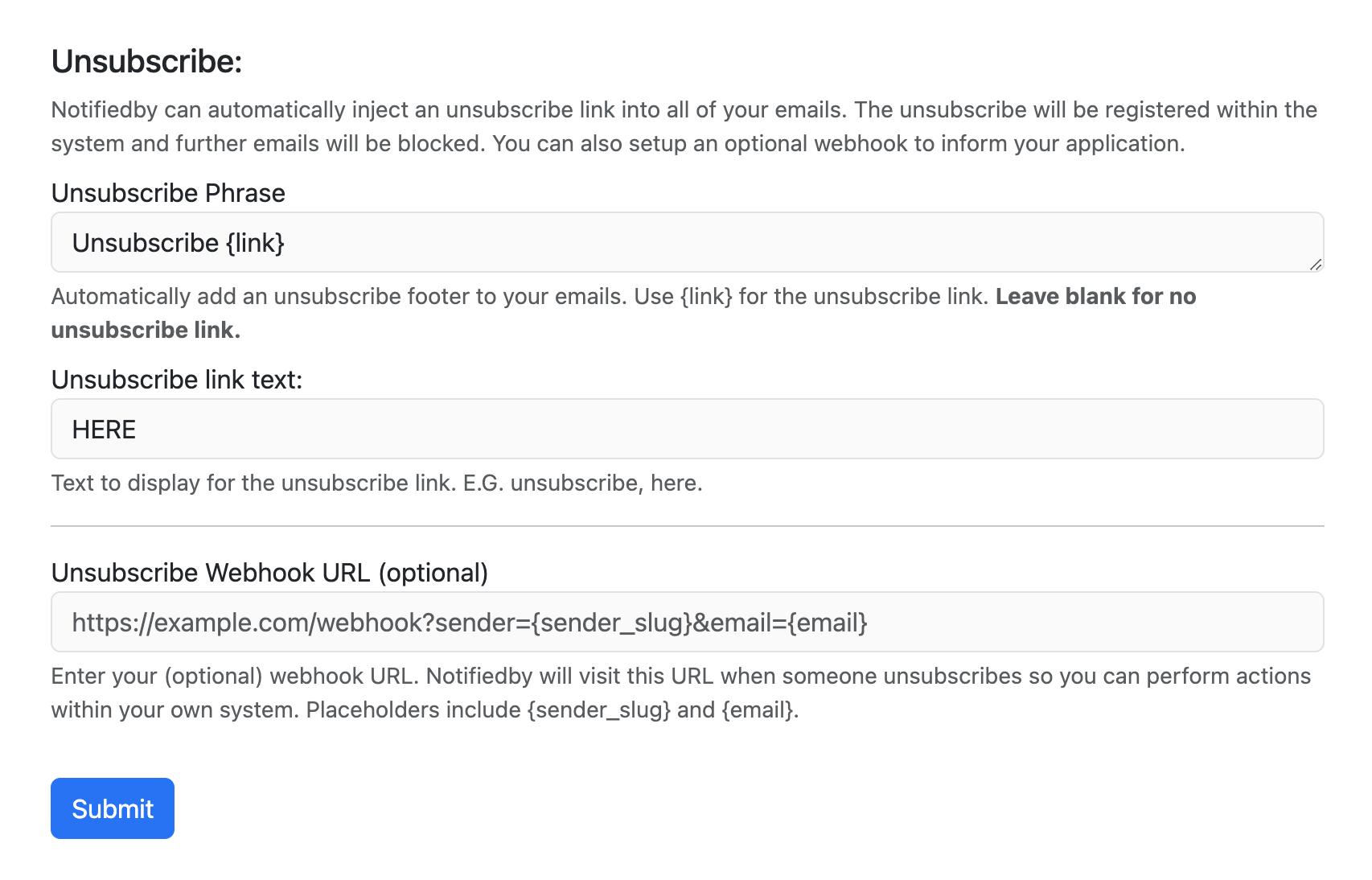 Automated opt-out handling flow